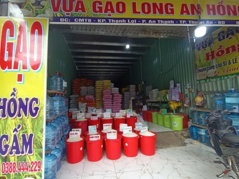 Vựa Gạo Long An Hồng Gấm